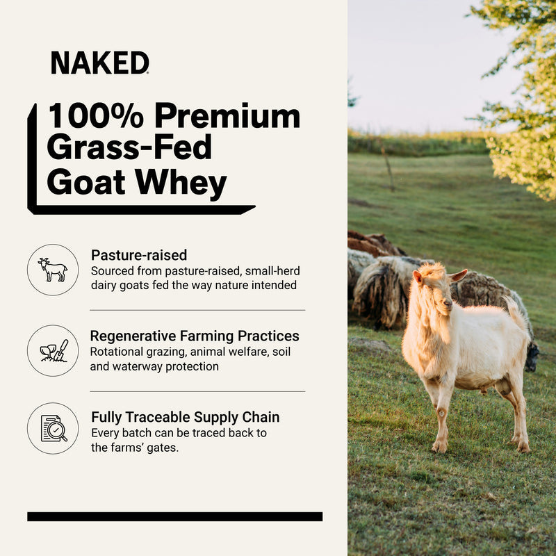 Goat Whey Protein Powder - Unflavored