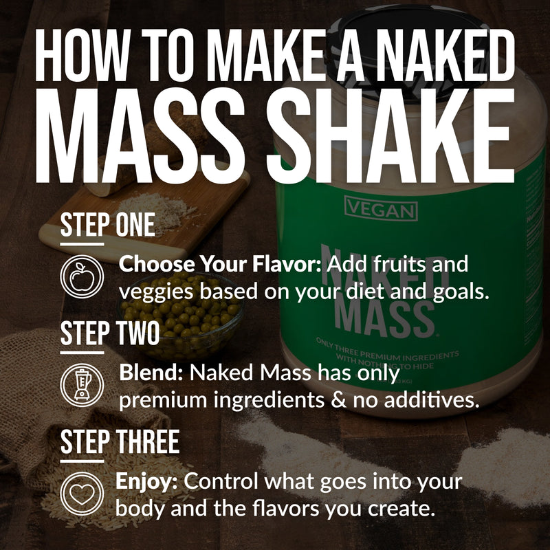 Chocolate Peanut Butter Vegan Mass Gainer Supplement - Chocolate PB (Vegan)