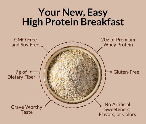 Chocolate Peanut Butter Banana Protein Oats - Chocolate PB Banana