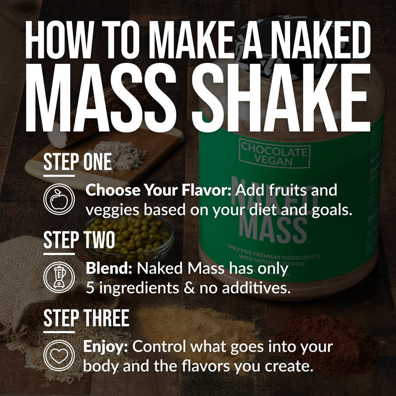 Chocolate Vegan Mass Gainer Supplement - Chocolate (Vegan)