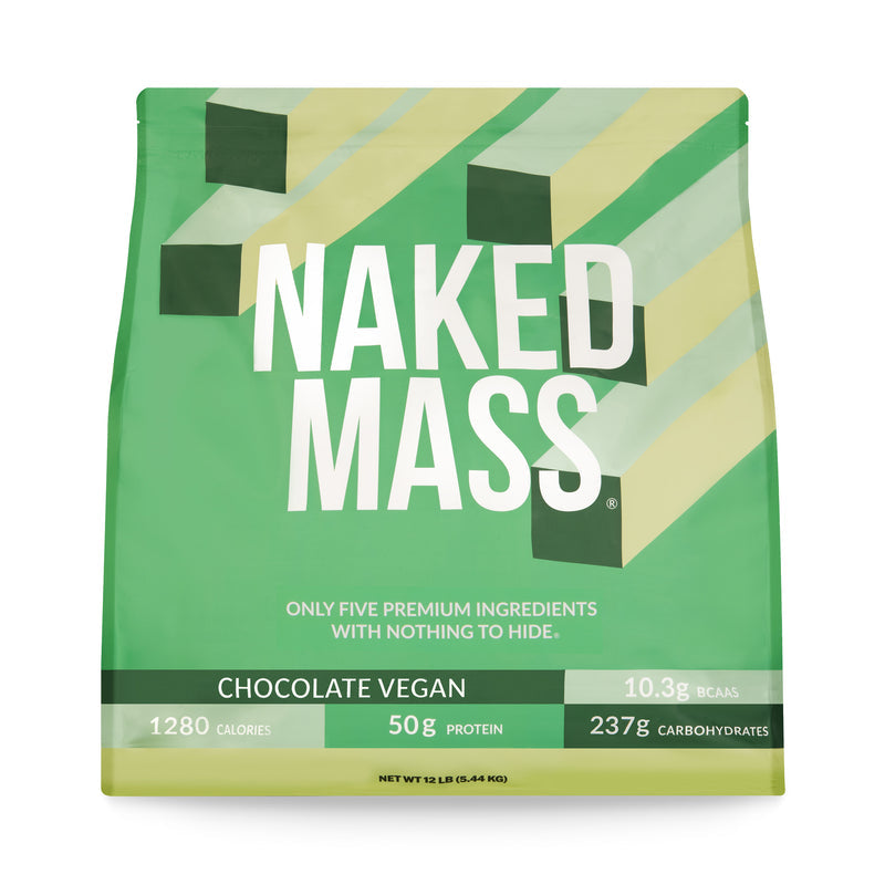 Chocolate Vegan Mass Gainer Supplement - Chocolate (Vegan) 12LB