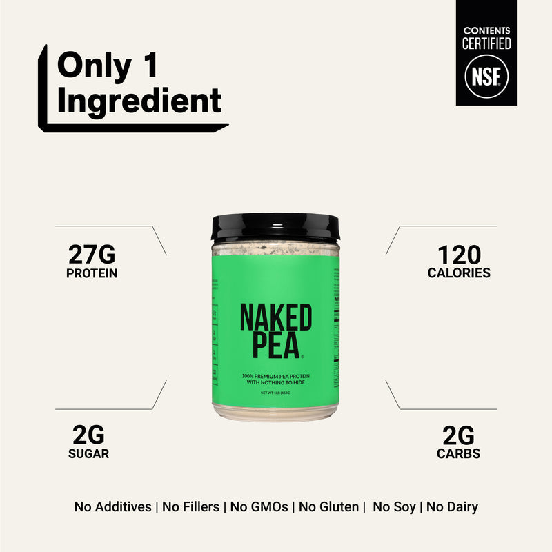 Pea Protein Powder 1lb - Unflavored