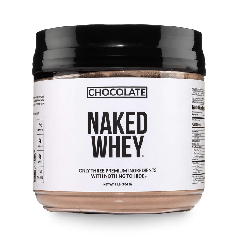 Chocolate Whey Protein Powder 1lb - Chocolate