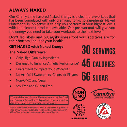 Cherry Lime Pre Workout Supplement - Cherry Lime