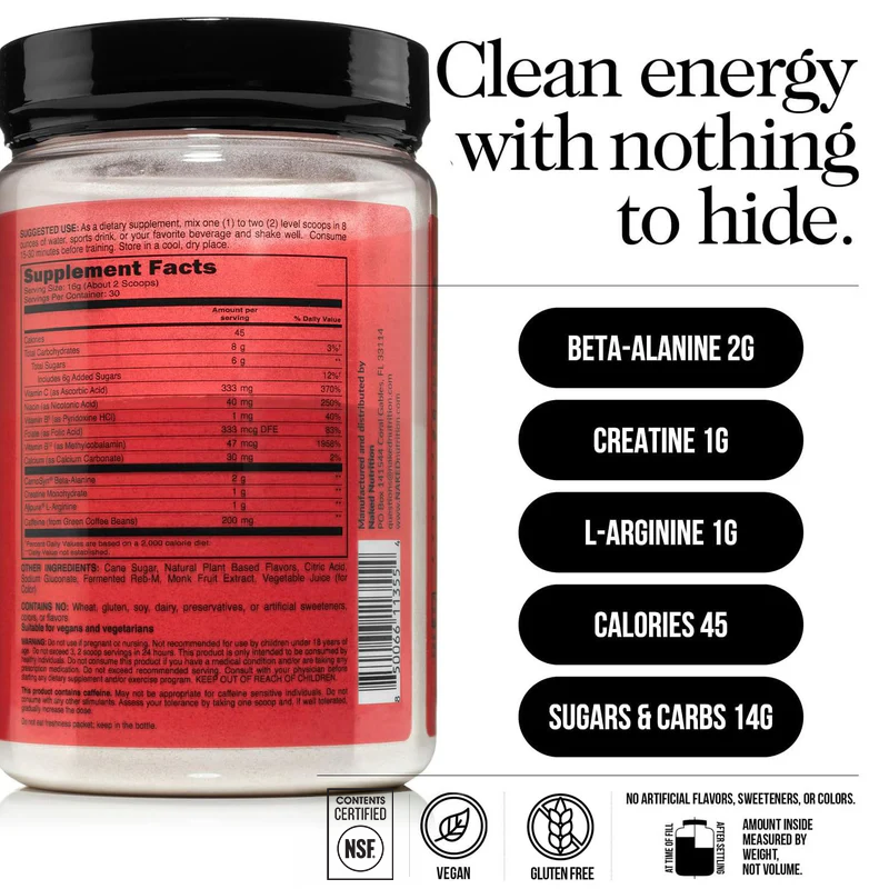 Cherry Lime Pre Workout Supplement - Cherry Lime